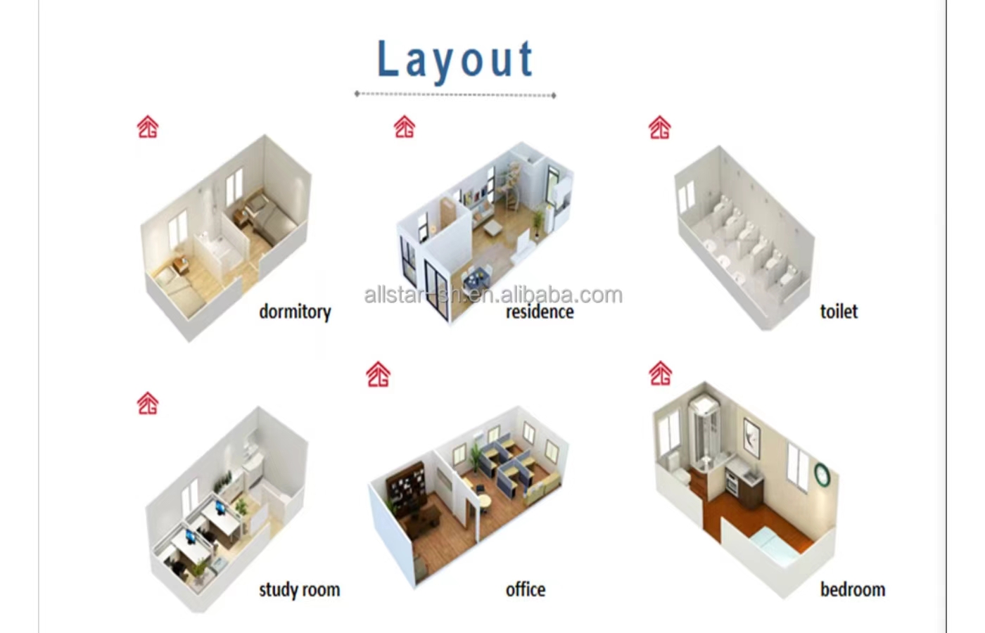 40ft høj luksus tilpasset 40ft fast containerhus dobbeltlagshus stort rum 40ft høj luksus tilpasset 40ft fast containerhus dobbeltlagshus stort rum