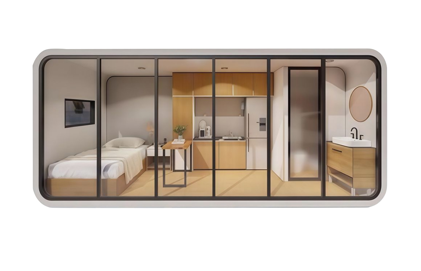 30ft smukt ferieresortshotel tilpasset Seaside Apple Cabin Container House 30ft smukt ferieresortshotel tilpasset Seaside Apple Cabin Container House